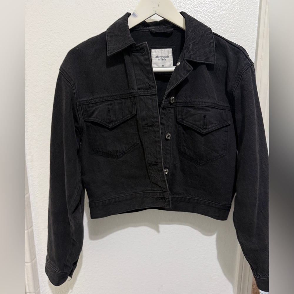 Abercrombie & Fitch Charcoal Jean Jacket